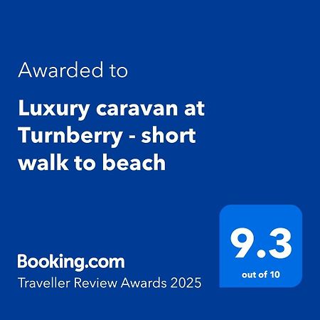 Luxury Caravan At Turnberry - Short Walk To Beach غيرفان المظهر الخارجي الصورة